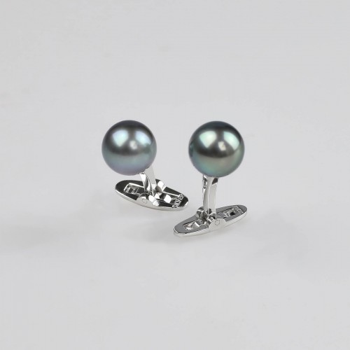 Tahitian pearls cufflinks