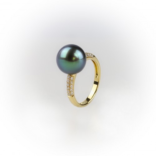 Bague jonc or jaune 18K...