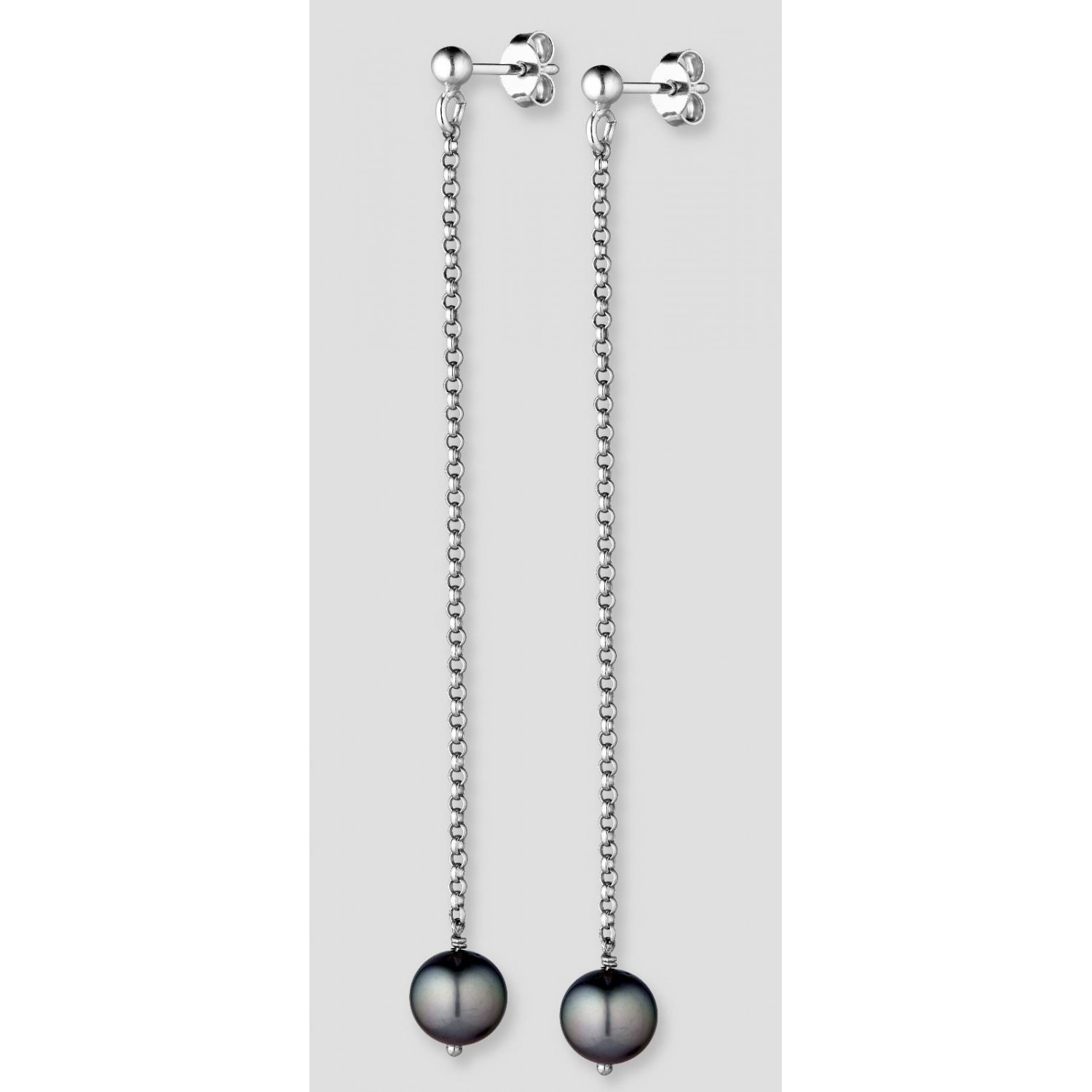 Boucles D'oreilles Pendantes Chouette Chaîne - Bijou Neuf Tres.Or, Acier Inoxydable, Fait En France