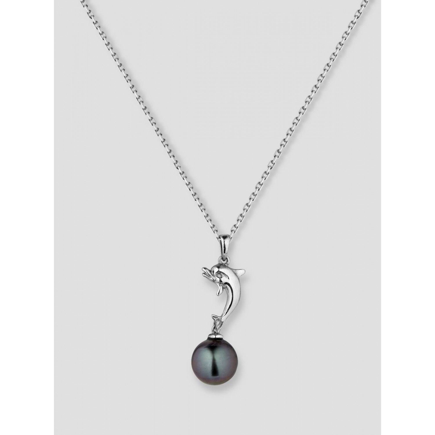 Pendentif Argent Et Perle De Tahiti - Grand Modèle Entourage Coquillage, Occasion