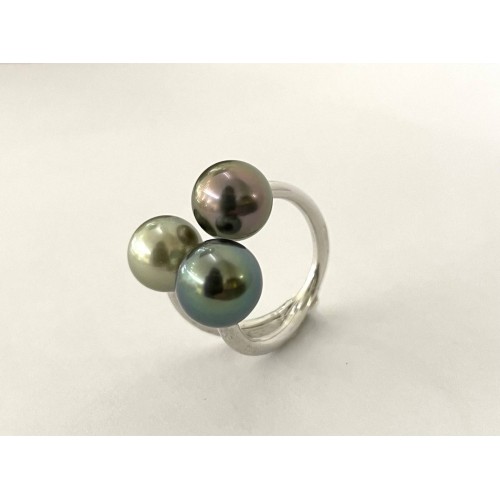 Bague argent "Trio" 3...